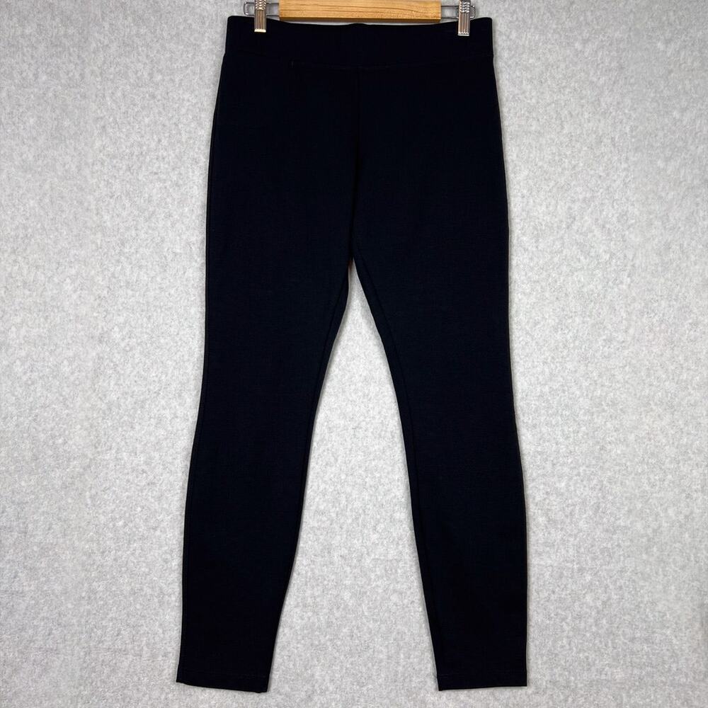 American Giant Ponte Slim Pant Women's Size 8 Black Comfort Stretch Soft Casual